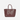 Goyard Goyardine Canvas Burgundy Saint Louis PM Tote Palladium Hardware