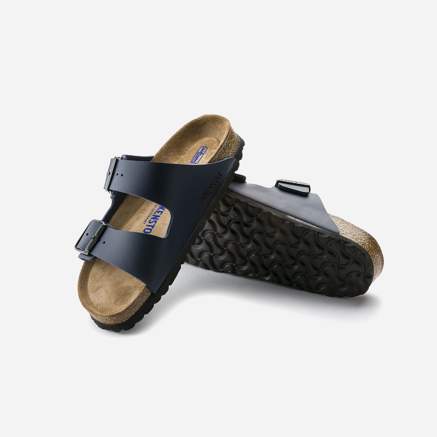 Birkenstock Arizona Soft Footbed Birko-Flor Blue Blue