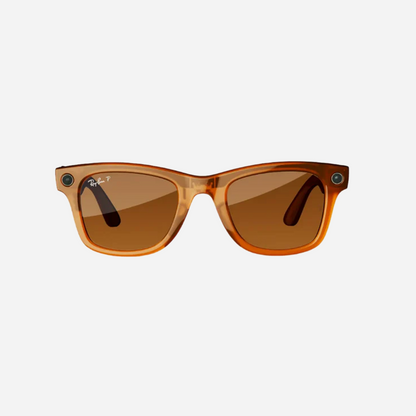 Ray-Ban Meta Wayfarer 'Shiny Caramel'