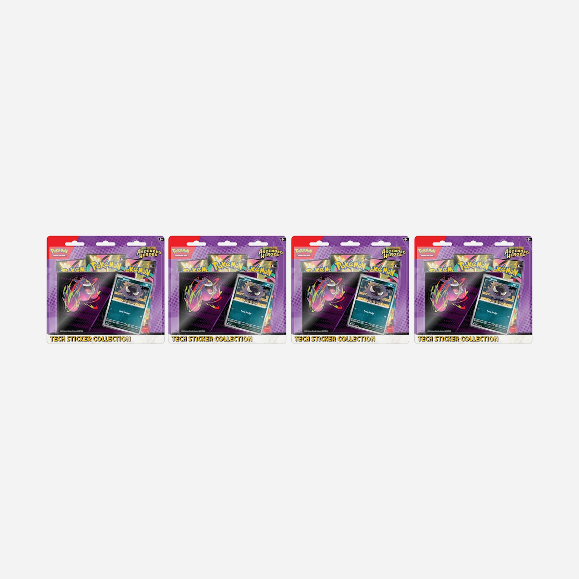 Pokemon Mega Evolution Tech Sticker ゴース 2026 Pokemon Mega Evolution Ascended Heroes Gastly Tech Sticker