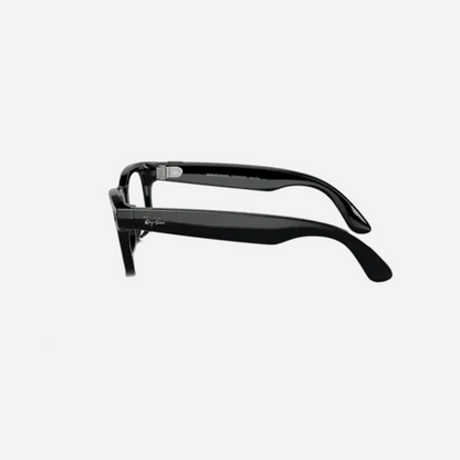 Ray Ban Meta Smart Glasses - Wayfarer Shiny Black Clear Lenses