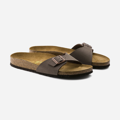 Birkenstock Madrid Birko-Flor Nubuck Brown Brown/Mocha