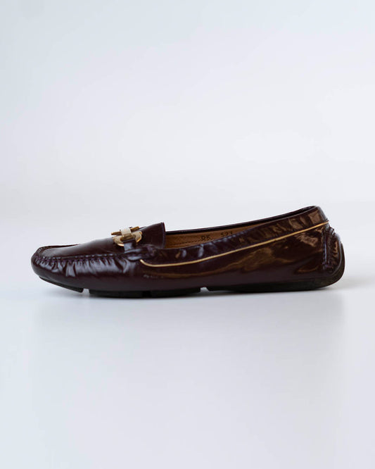 Salvatore Ferragamo Driving Loafers - Maroon