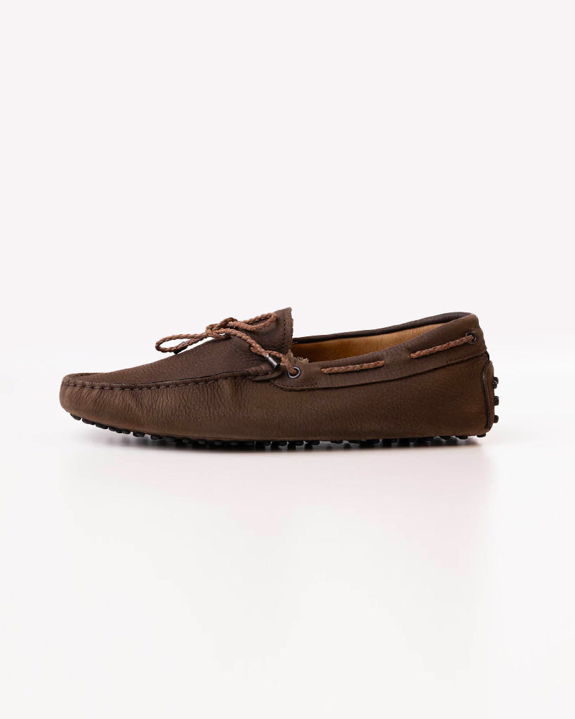 TOD'S GOMMINO SLIP-ON LOAFERS - BROWN