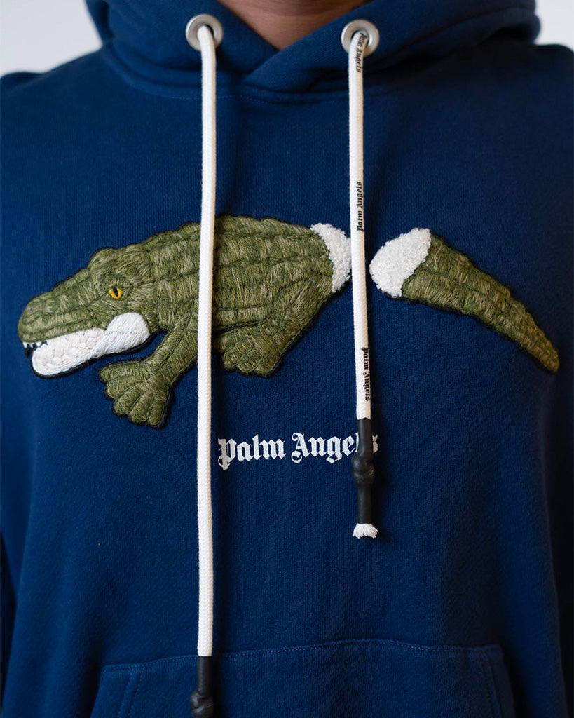 PALM ANGELS CROCODILE HOODIE