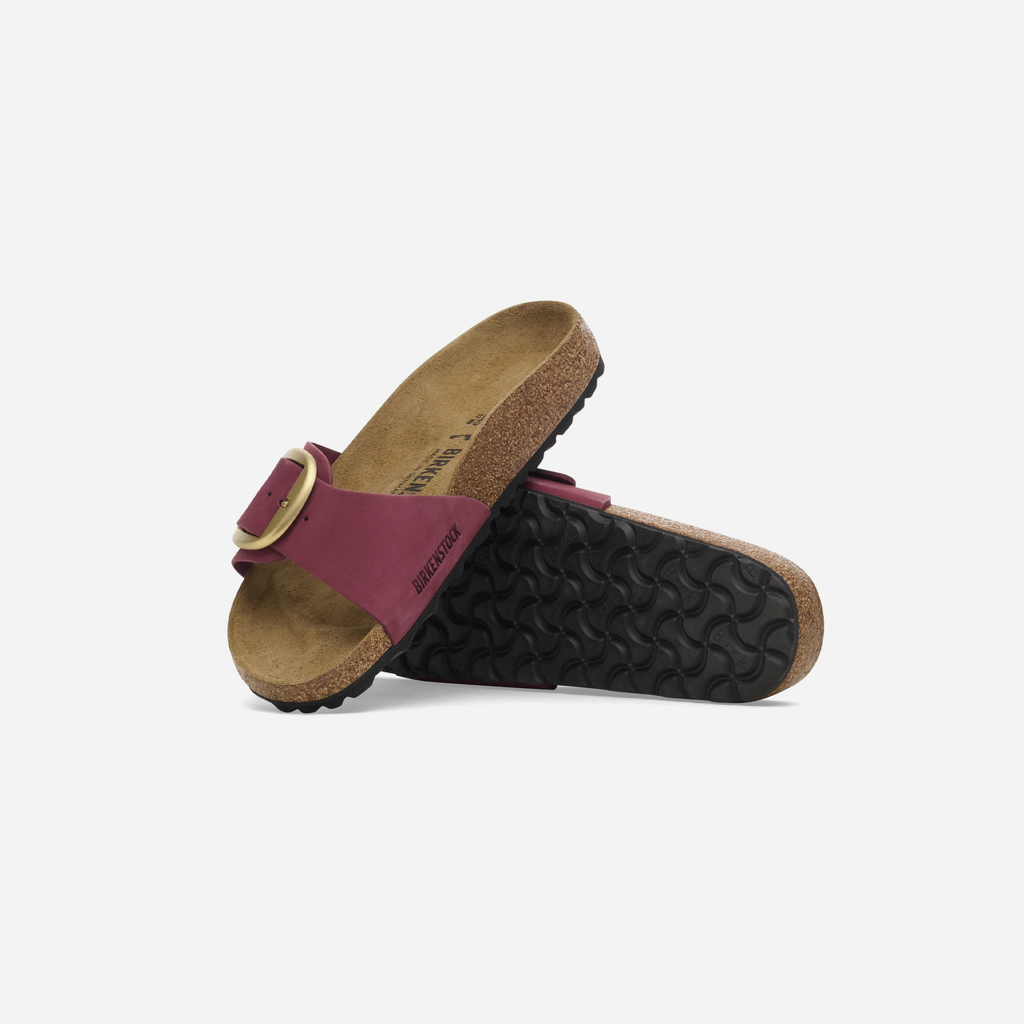 Birkenstock Madrid Big Buckle Nubuk Leather Violet Violet/Berry Crush