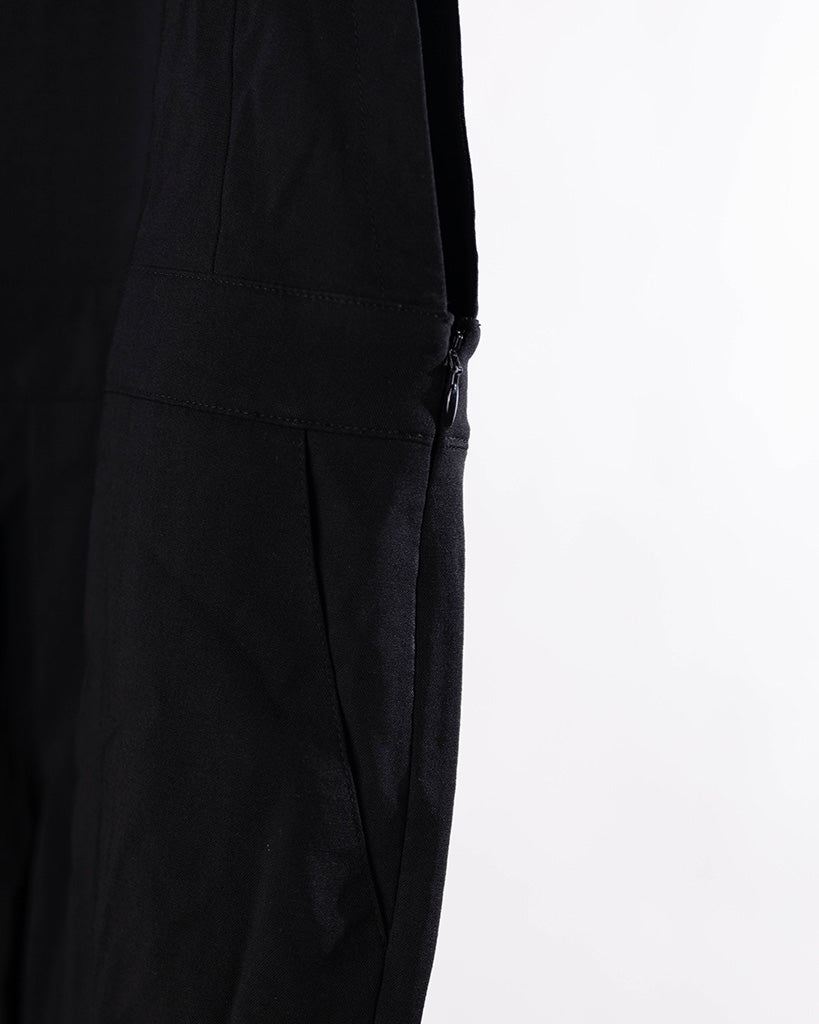 Club Monaco Self-Buckle Jumpsuit- Black