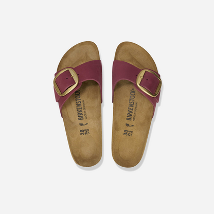 Birkenstock Madrid Big Buckle Nubuk Leather Violet Violet/Berry Crush