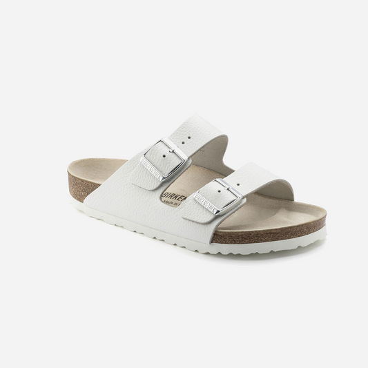 Birkenstock Arizona Natural Leather White White/White