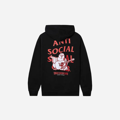 Anti Social Social Club X True Religion Anti-Truth Hoodie 'Black'