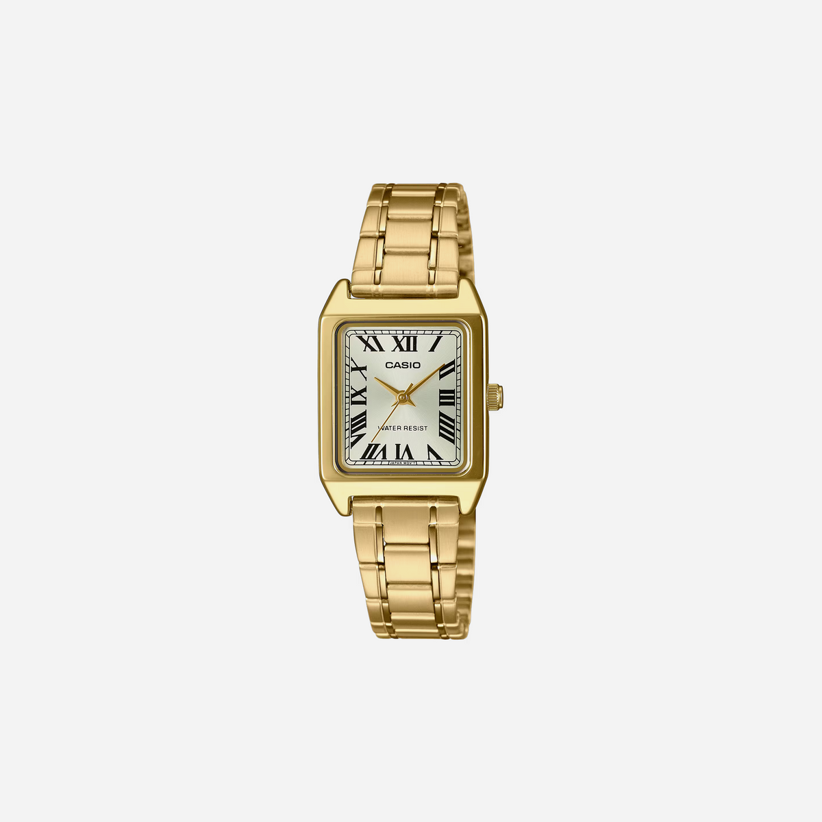 Casio LTP-V007G-9BUDF Silver Dial Gold Stainless Steel Watch