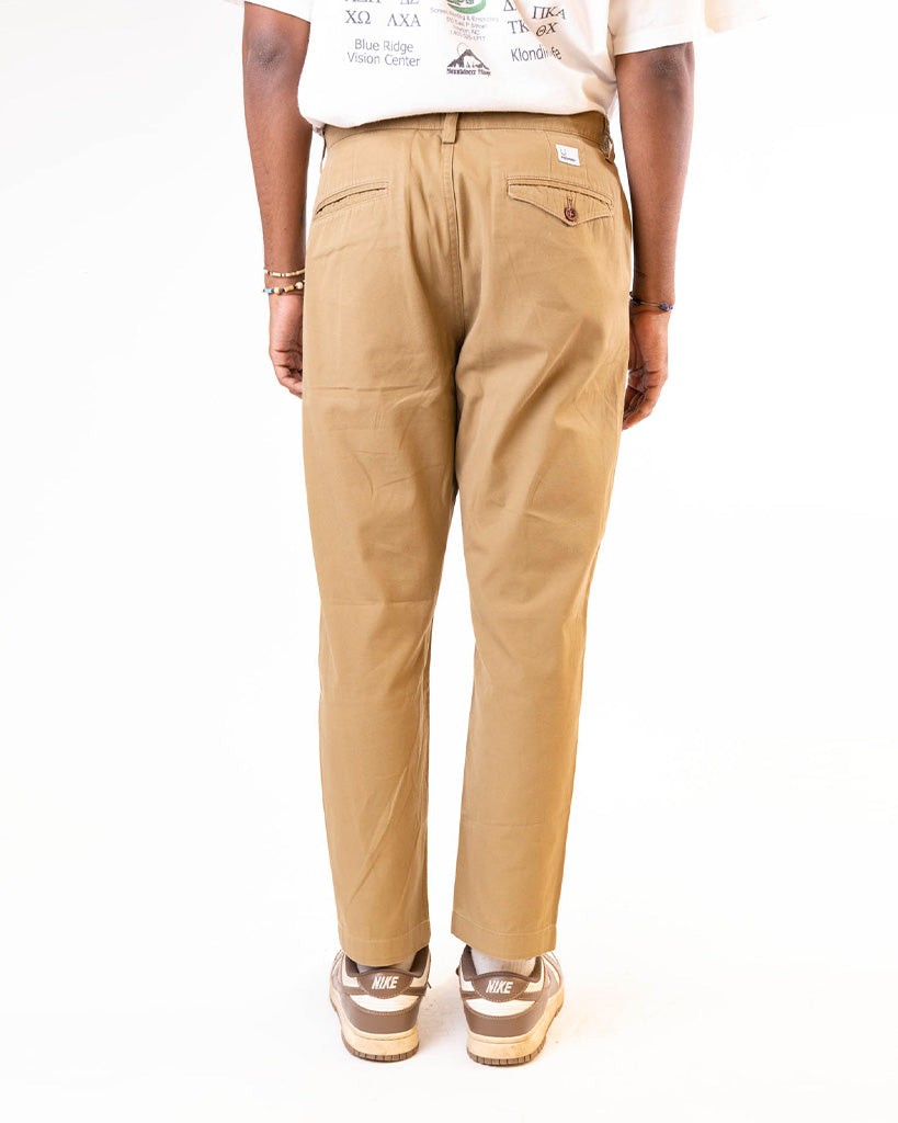 FRED PERRY TWILL CHINO - BROWN PANT