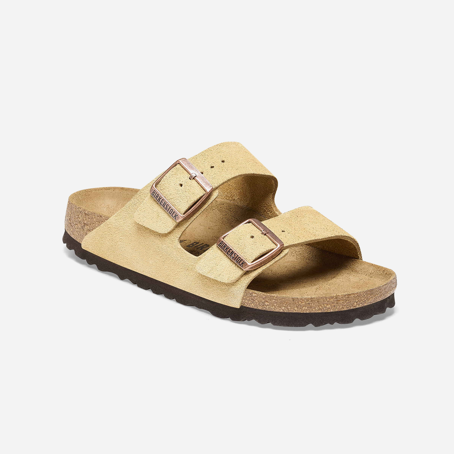 Birkenstock Arizona Suede Leather Beige Beige/Latte Cream