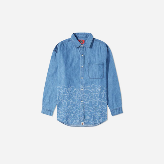 Bape Mens Anniversary Denim Shirt