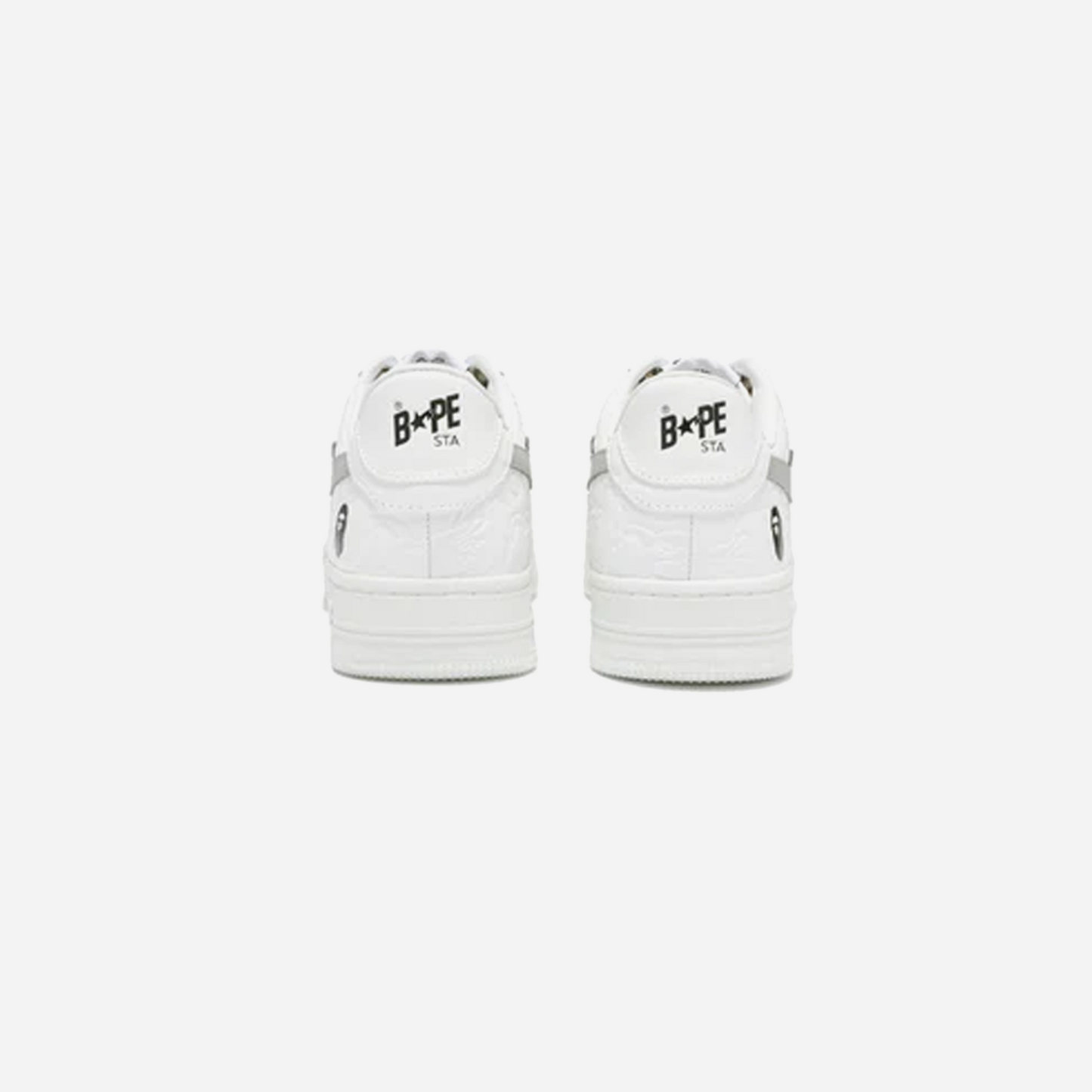 Bape Womens STA #3 White Shoes