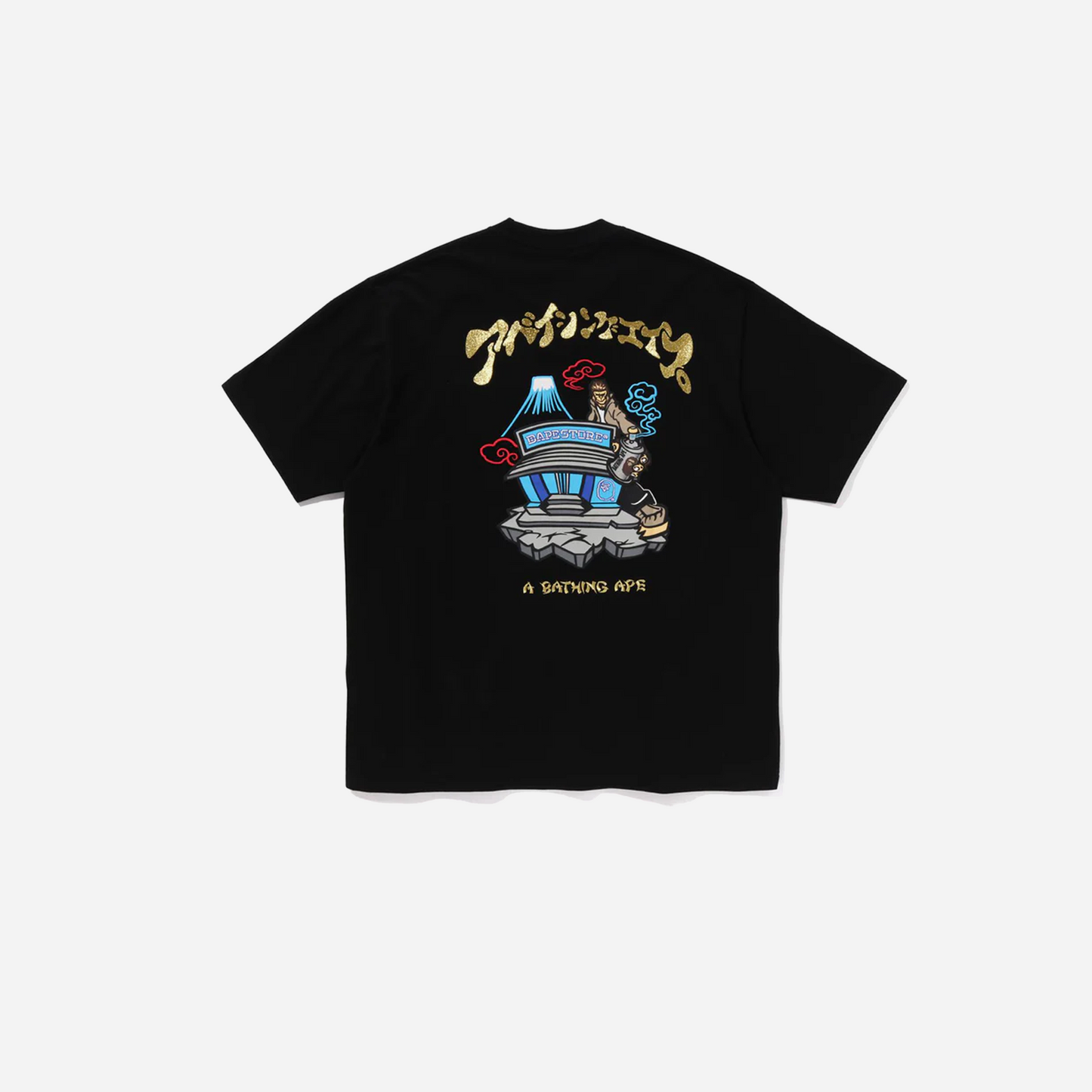 Bape Mens Souvenir Relaxed Fit Tee