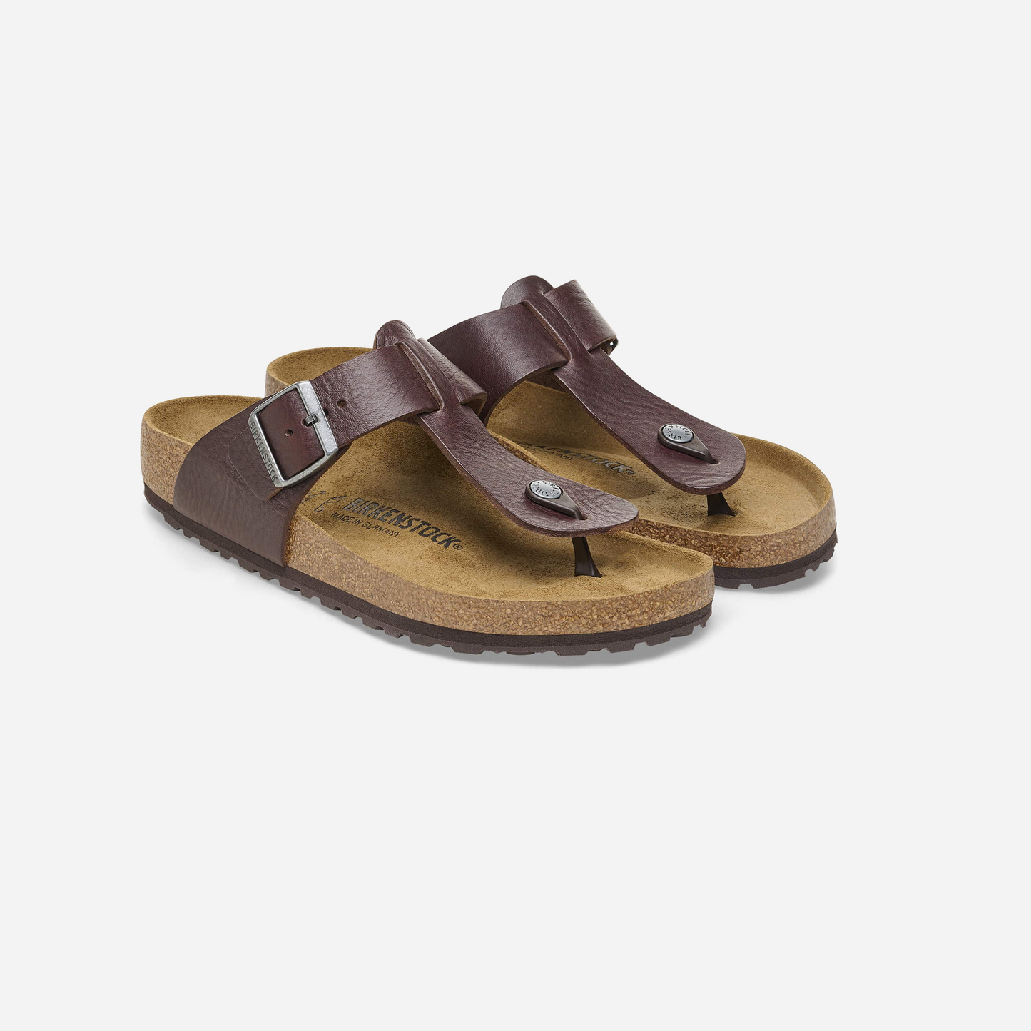 Birkenstock SAFAGA Natural Leather Brown Brown/Vintage Wood Roast