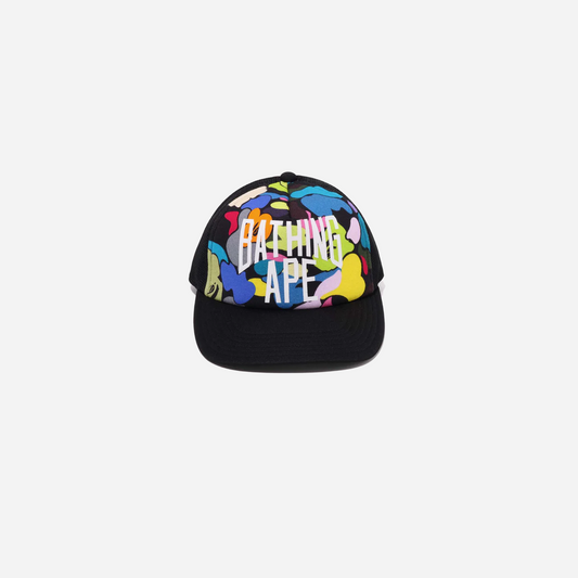 Bape Mens Multi Camo NYC Logo Cap