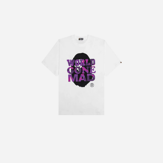 Bape Mens WGM White Tee