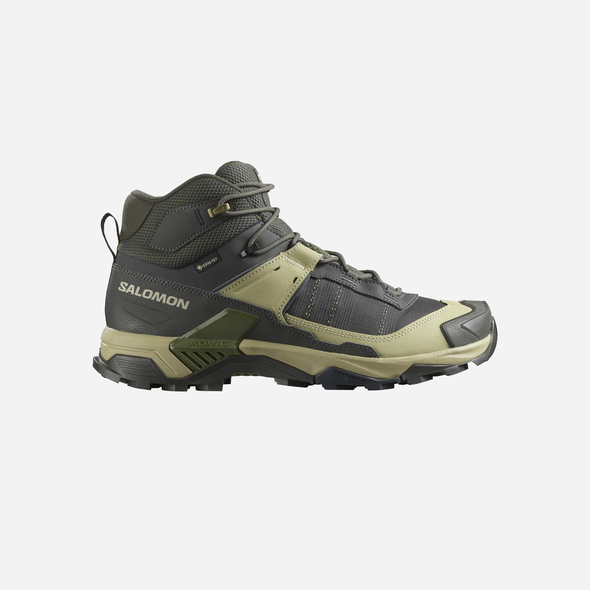 Salomon X Ultra 5 Mid Gore-Tex Peat Gray Green – The Mainstreet
