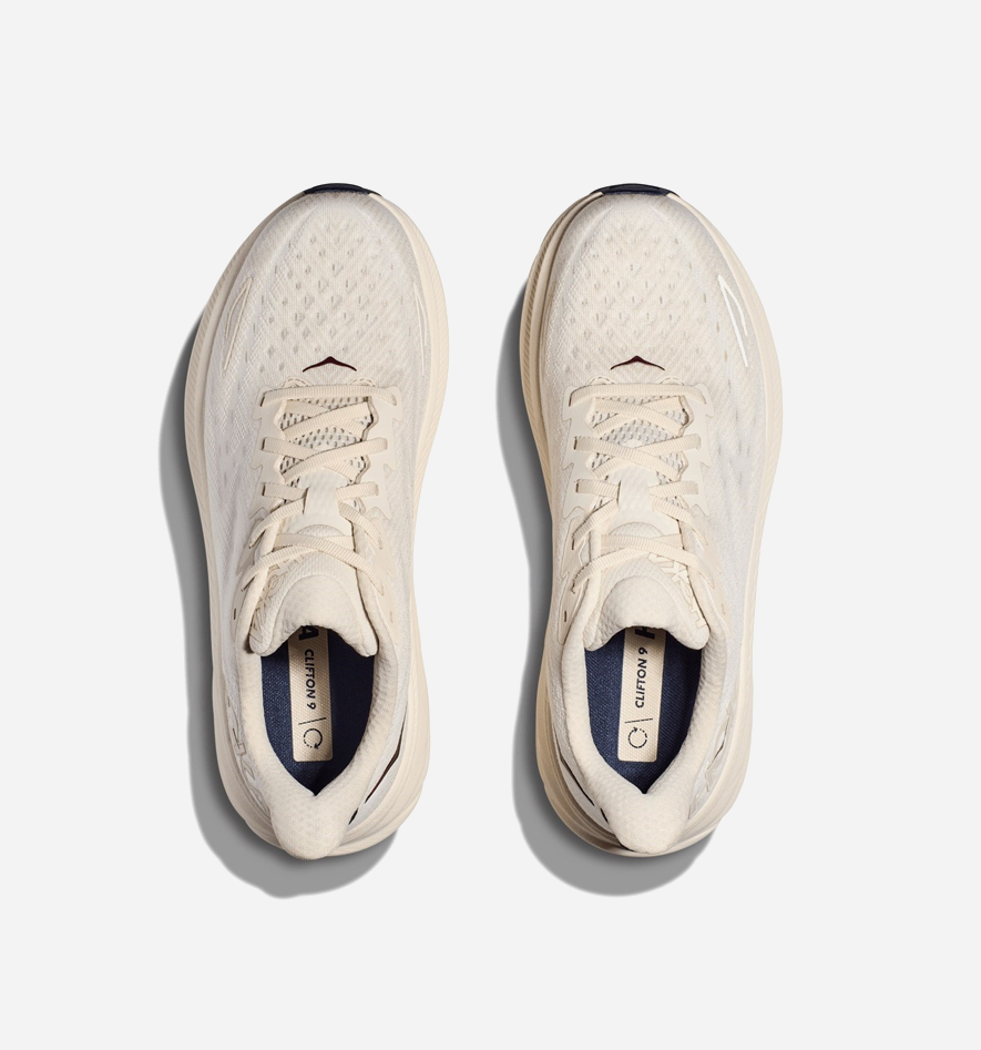 Hoka One One Clifton 9 Oat Milk Alabaster