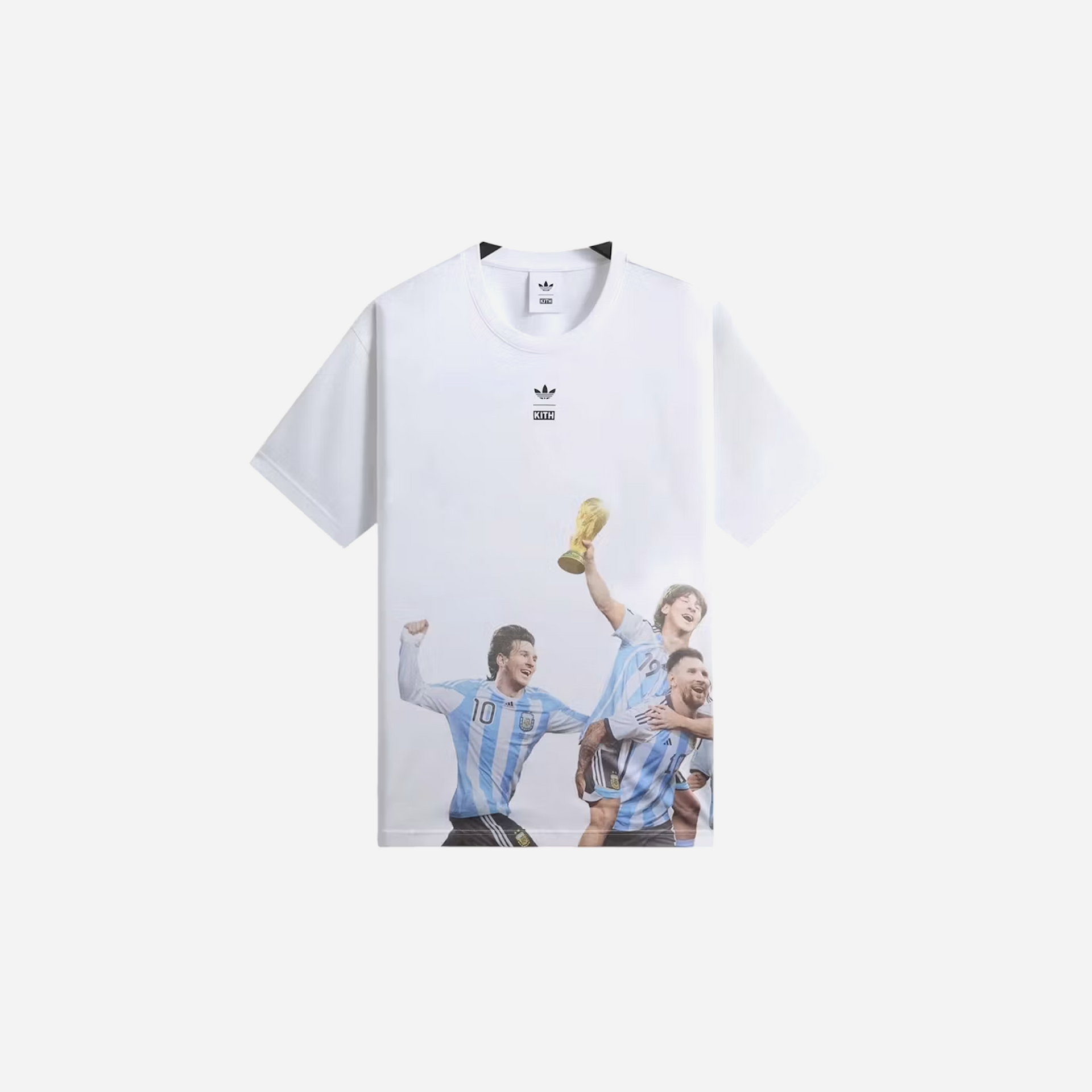 Kith x Adidas Messi Football World Cup Graphic Tee White 2026 Kith x Adidas Messi Football World Cup Graphic Tee White 2026