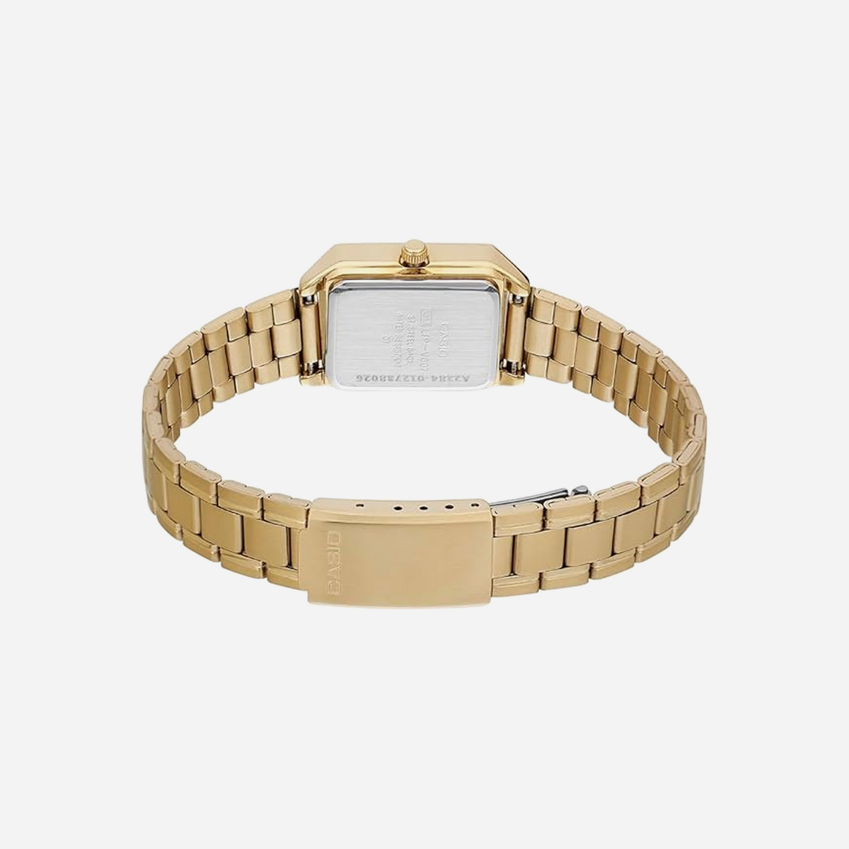 Casio LTP-V007G-9BUDF Silver Dial Gold Stainless Steel Watch