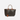 Goyard Goyardine Black and Brown Saint Louis PM Tote Bag Palladium Hardware