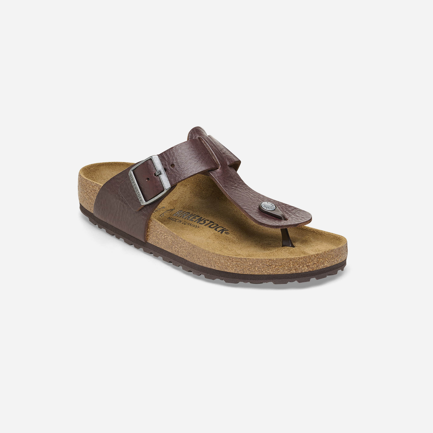 Birkenstock SAFAGA Natural Leather Brown Brown/Vintage Wood Roast