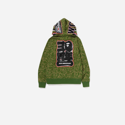 Bape Mens 30th Anniversary Zip Hoodie