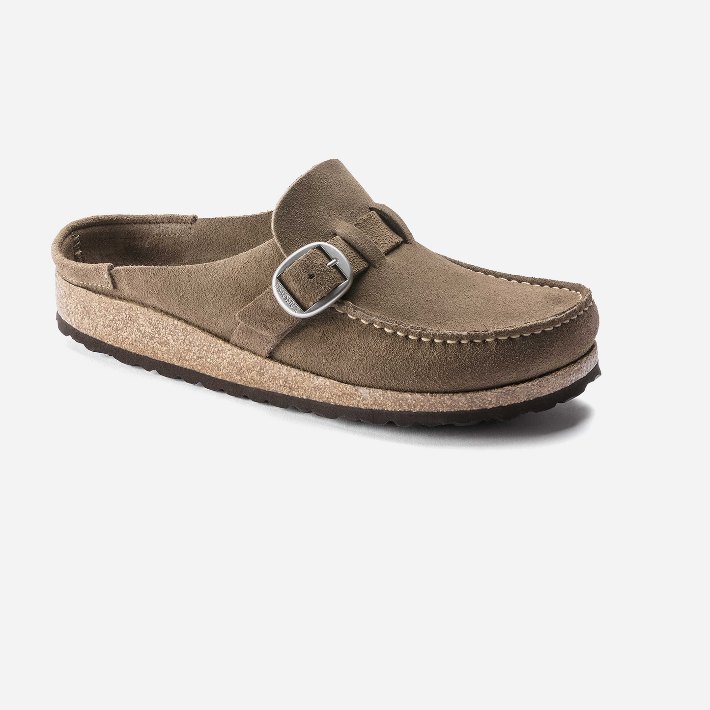 Birkenstock Buckley Suede Leather Brown Brown/Gray Taupe