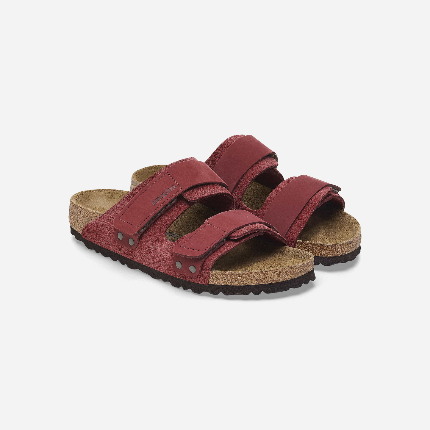 Birkenstock Uji Nubuck Leather / Suede Red Zinfandel