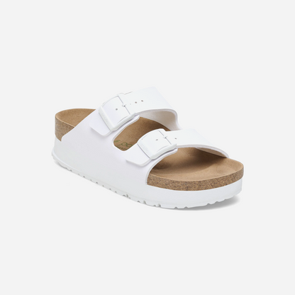 Birkenstock Arizona Flex Platform Birko-Flor White White