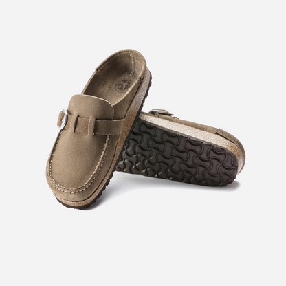 Birkenstock Buckley Suede Leather Brown Brown/Gray Taupe