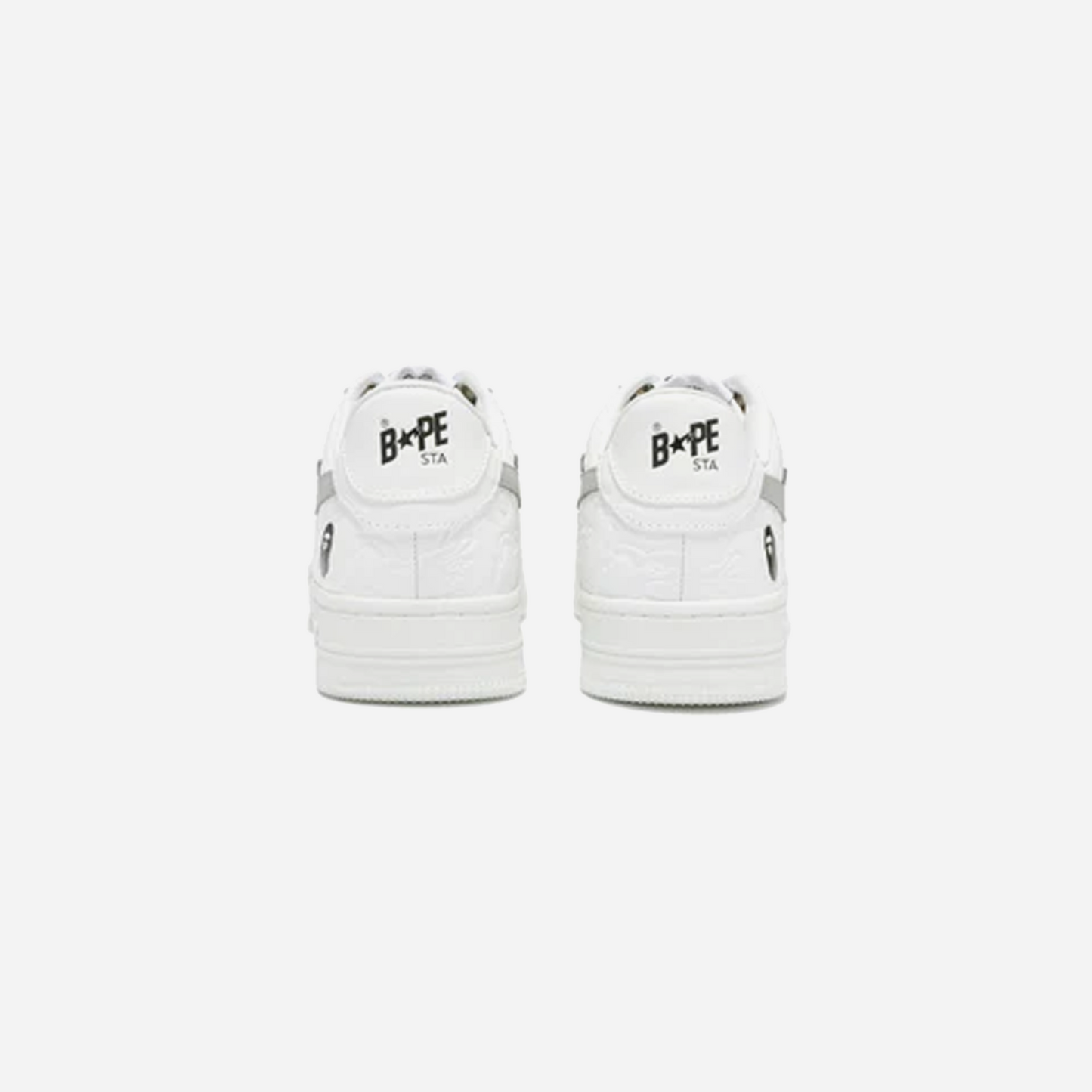 Bape Mens White STA #3 M1 Shoes