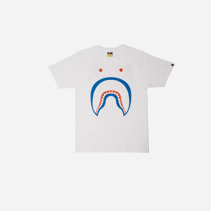 Bape Mens Colors Shark Ponr Tee