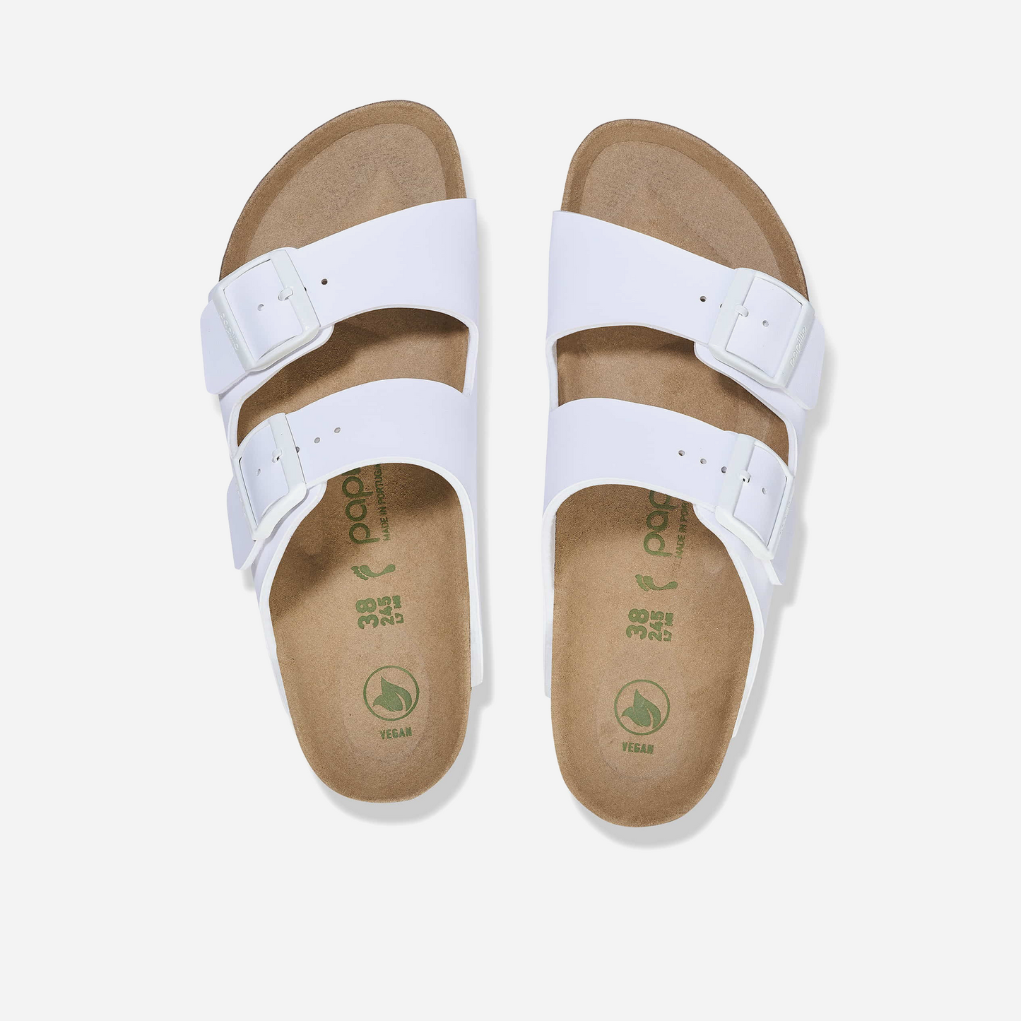 Birkenstock Arizona Flex Platform Birko-Flor White White