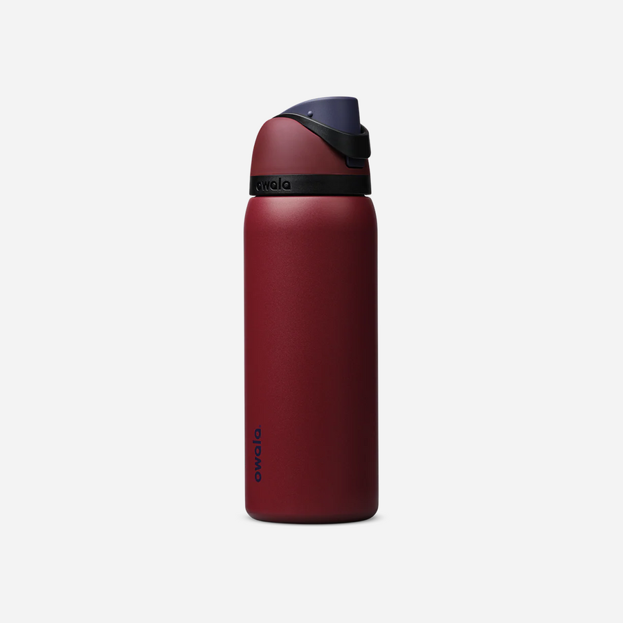 Owala FreeSip 32oz Stainless Steel Water Bottle Burgundy Bay