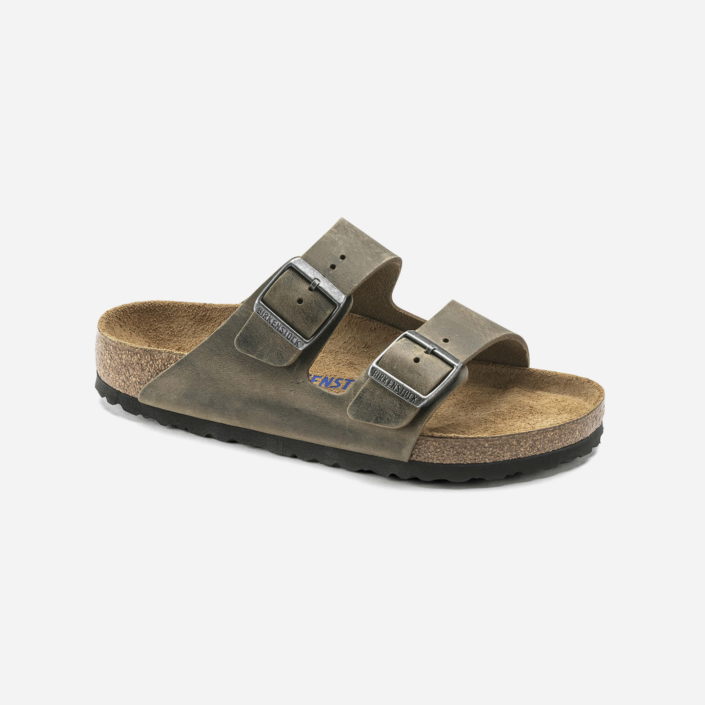 Birkenstock Arizona Soft Footbed Oiled Leather Green Green/Faded Khaki