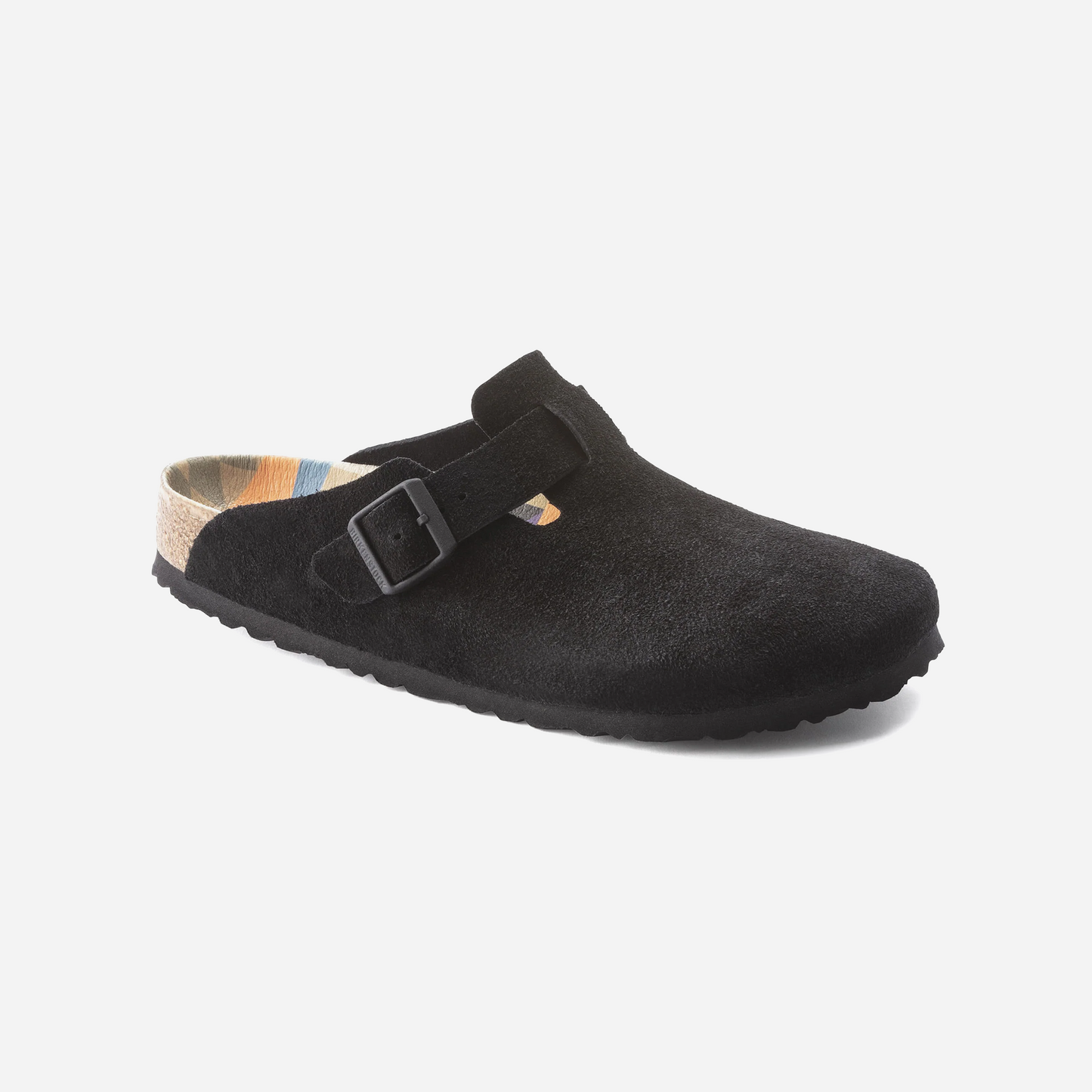 Birkenstock Boston Suede Black Black/Black