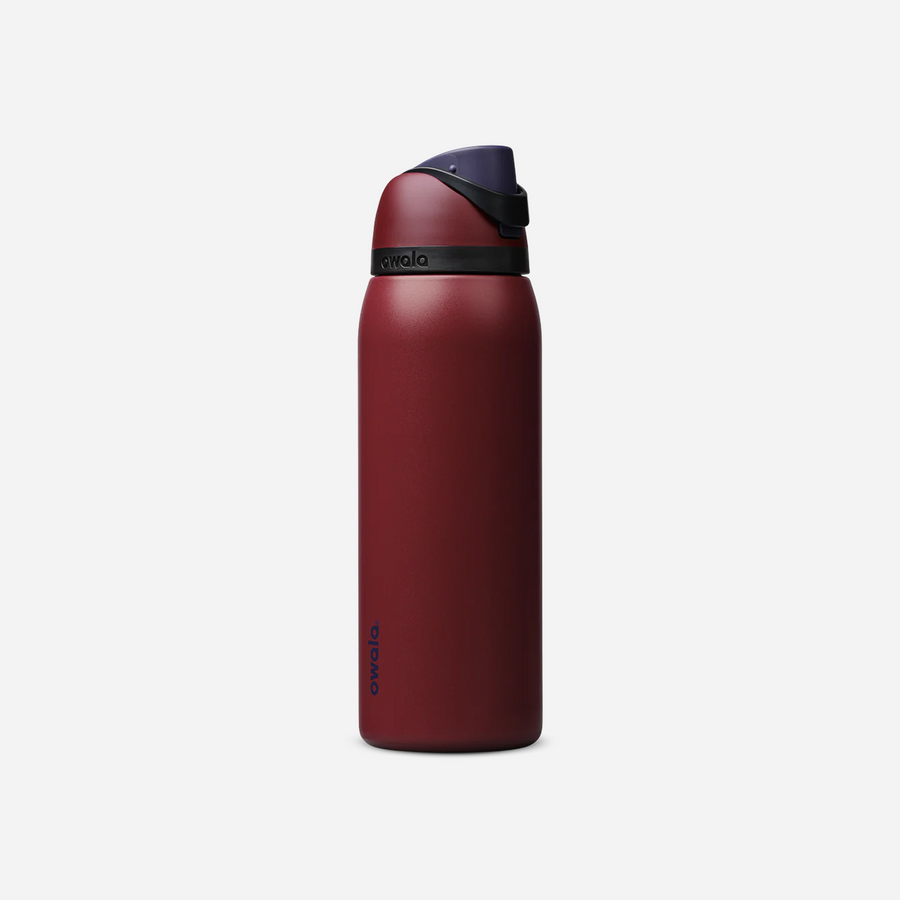 Owala FreeSip 40oz Stainless Steel Water Bottle Burgundy Bay
