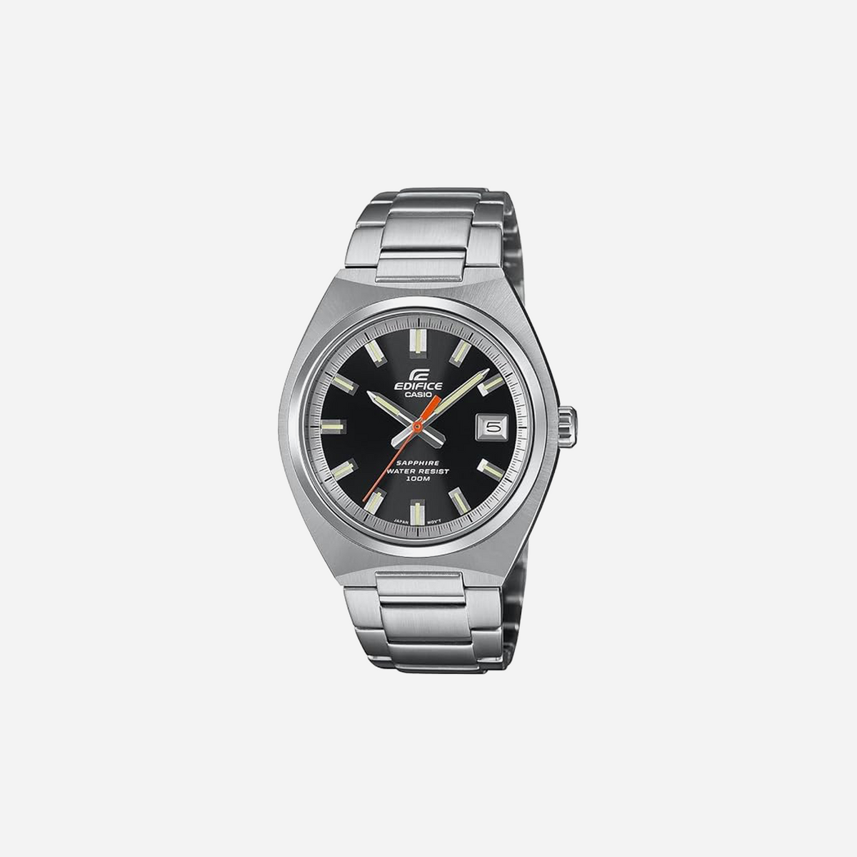 Casio Edifice EFB-109D-1AV 3 Hand Analog Black Dial Watch