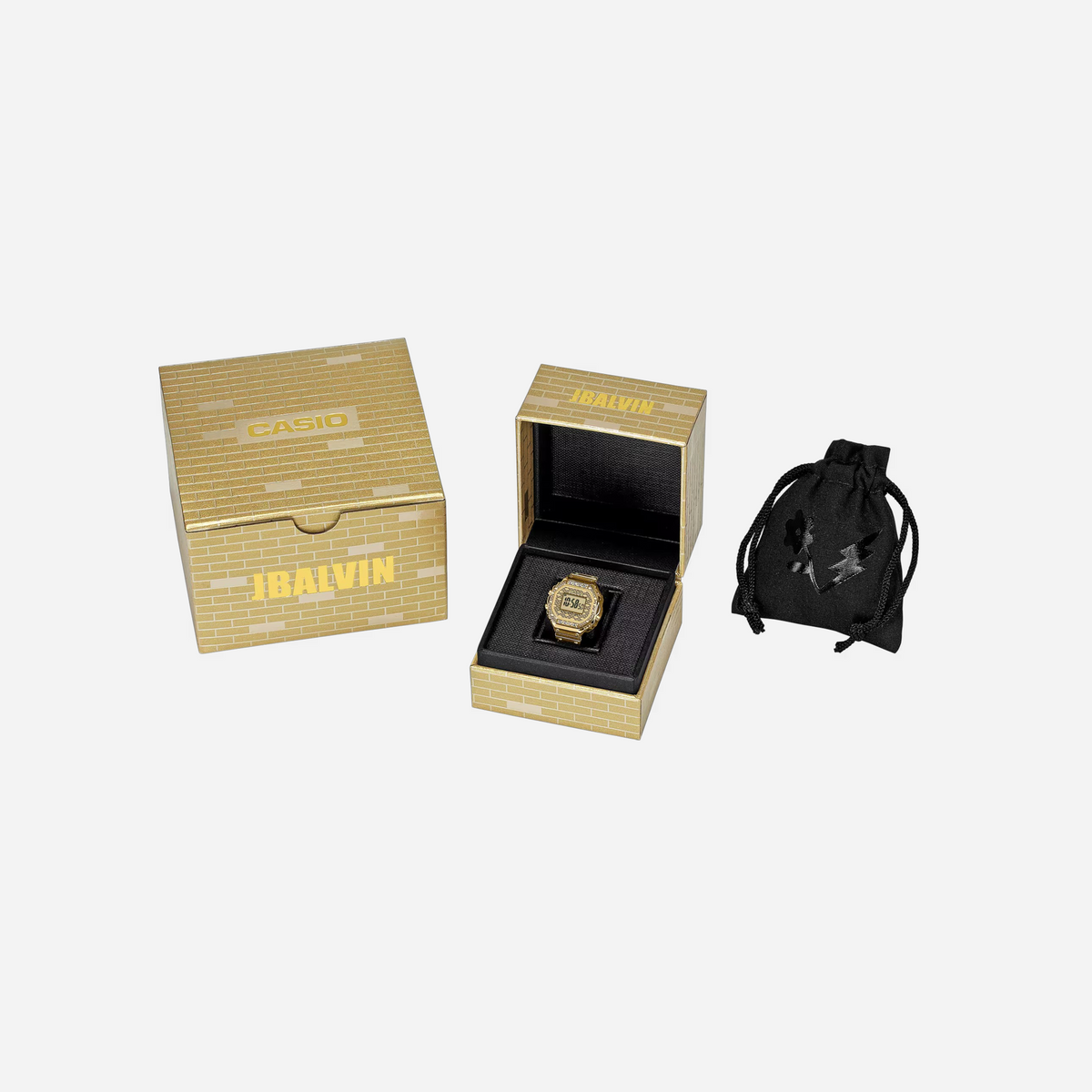 Casio x J Balvin CRW-001JB-9 Gold Ring Watch