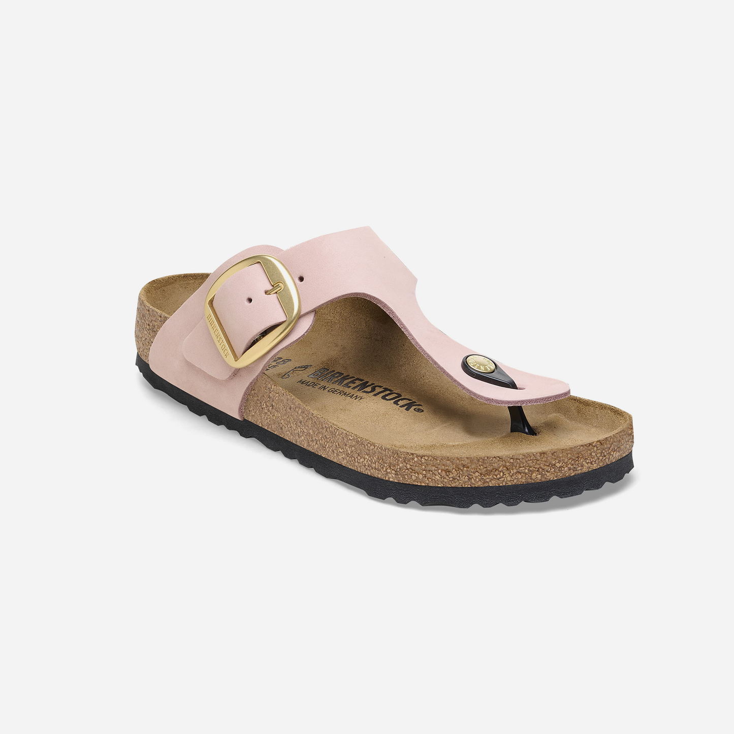 Birkenstock Gizeh Big Buckle Nubuck Leather Pink Pink/Soft Pink