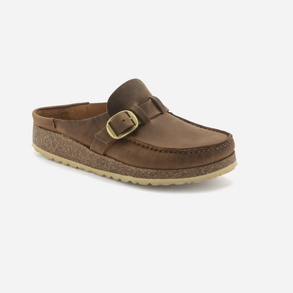 Birkenstock Buckley Oiled Leather Brown Brown/Cognac