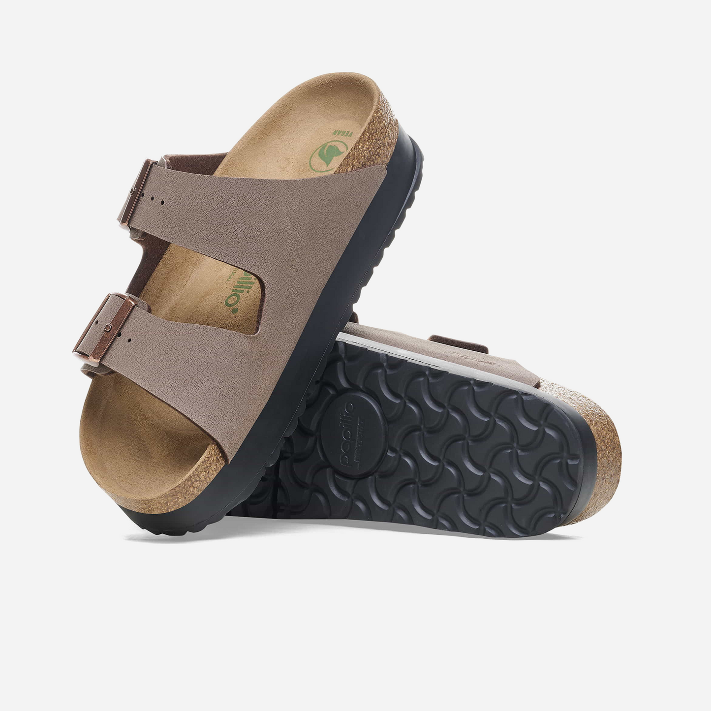 Birkenstock Arizona Flex Platform Birko-Flor Brown Brown/Mocha