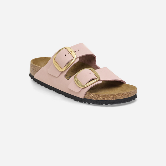 Birkenstock Arizona Big Buckle Nubuck Leather Pink Pink/Soft Pink