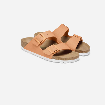 Birkenstock Arizona Vegan Women Orange Orange/Vegan Canvas Papaya