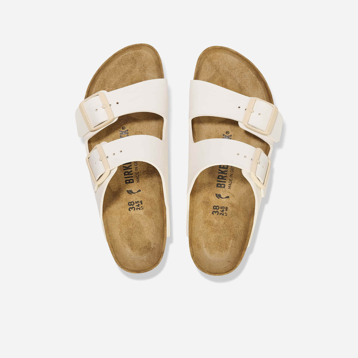 Birkenstock Arizona Birko-Flor White White/Eggshell