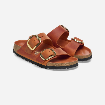 Birkenstock Arizona Big Buckle Oiled Leather Orange Orange/Burnt Orange